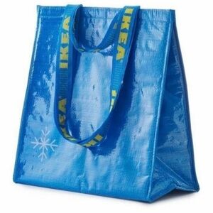 IKEA Cooler Shopping Bag FRAKTA Reusable Insulated Blue Tote Bag NEW NWT